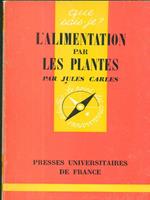 l' alimentation par les plantes