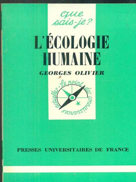 L' ecologie humaine - Georges Olivier - 3