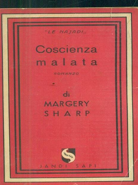 Coscienza malata - Margery Sharp - copertina