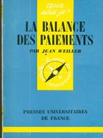 La balance des paiements