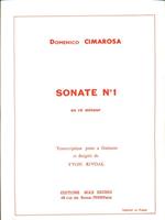 Sonate N. 1 en rè mineur