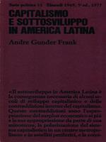 Capitalismo e sottosviluppo in America Latina