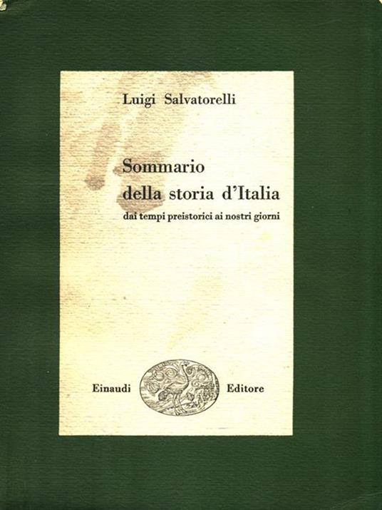 Sommario della storia d'Italia - Luigi Salvatorelli - 3