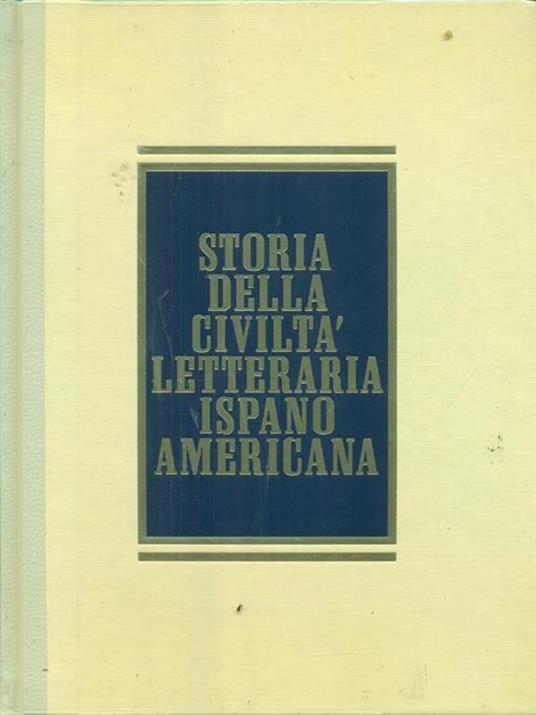 Storia della civiltà letteraria ispano-americana - D. Puccini - copertina