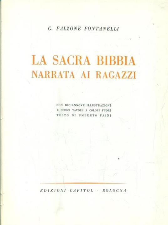 La sacra bibbia. Narrata ai ragazzi - 4