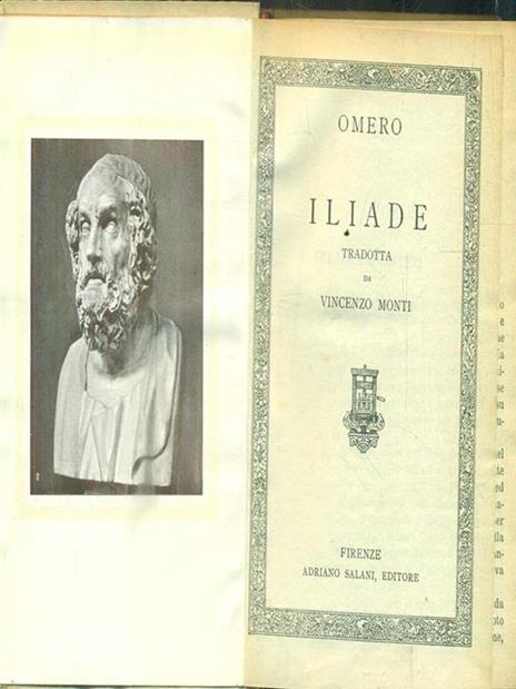Iliade - Omero - copertina