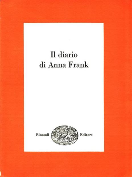 Il diario - Anne Frank - copertina