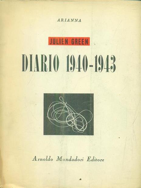Diario 1940 1943 - Julien Green - copertina