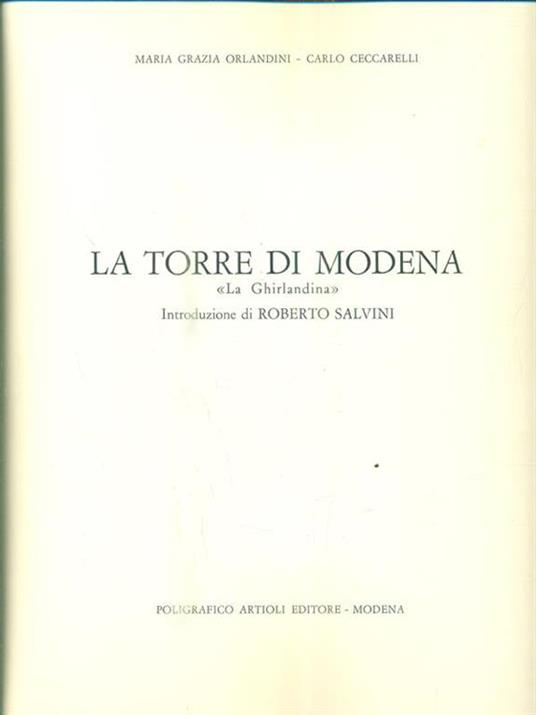 La Torre di Modena ( La Ghirlandina ) - copertina