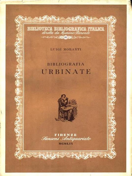 Bibliografia Urbinate - Luigi Moranti - copertina