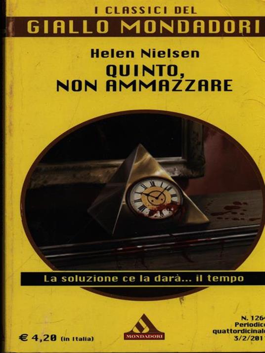 Quinto, non ammazzare - Helen Nielsen - copertina