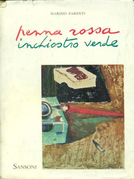 Penna rossa inchiostro verde - Marino Parenti - copertina