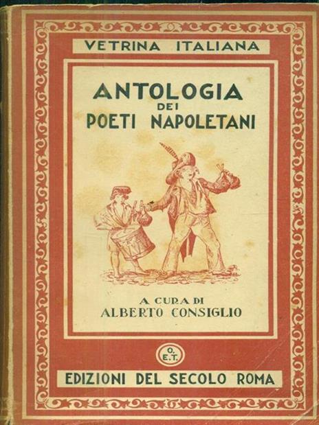 Antologia dei poeti napoletani - Alberto Consiglio - copertina