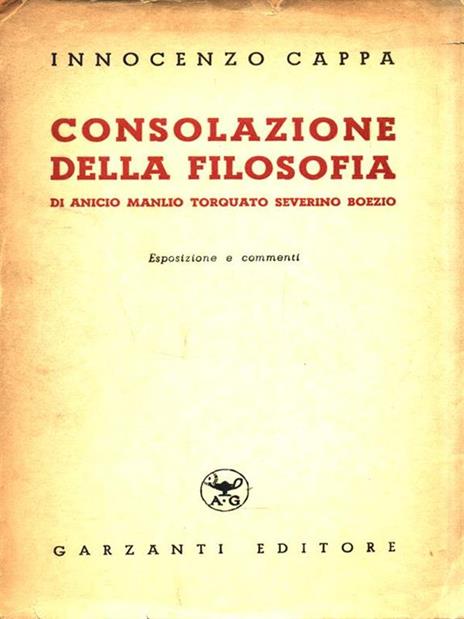 Consolazione della filosofia - 4