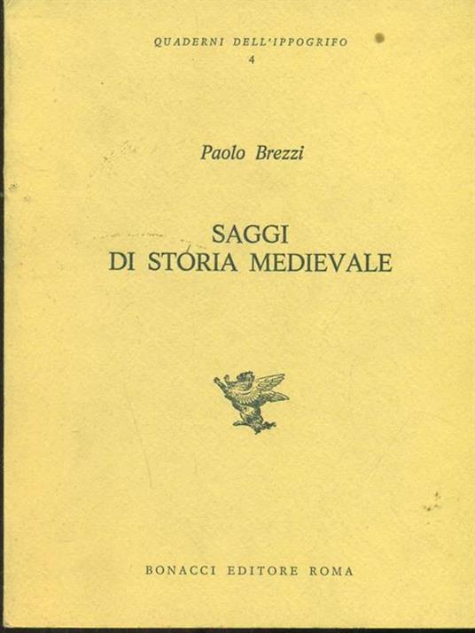 saggi di storia medievale - 2