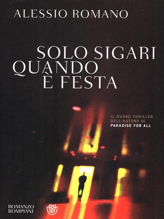 Solo sigari quando è festa - Alessio Romano - copertina