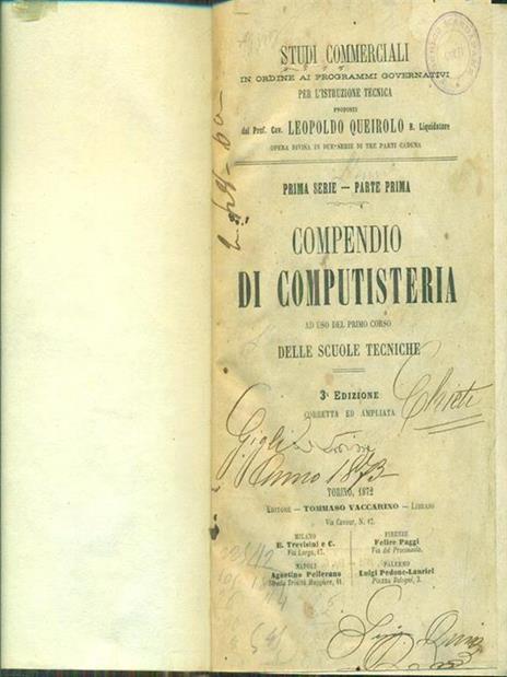 Compendio di computisteria - Leopoldo Queirolo - 3