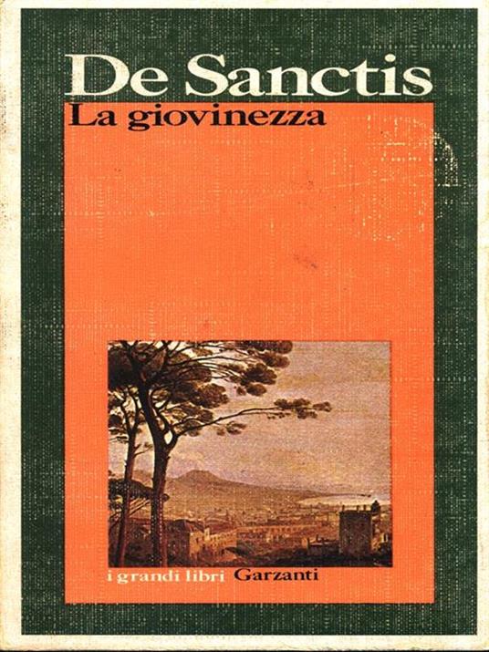 La giovinezza - Francesco De Sanctis - copertina