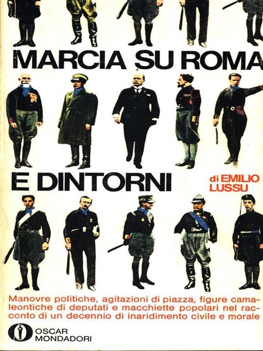 Marcia su Roma e dintorni - Emilio Lussu - copertina