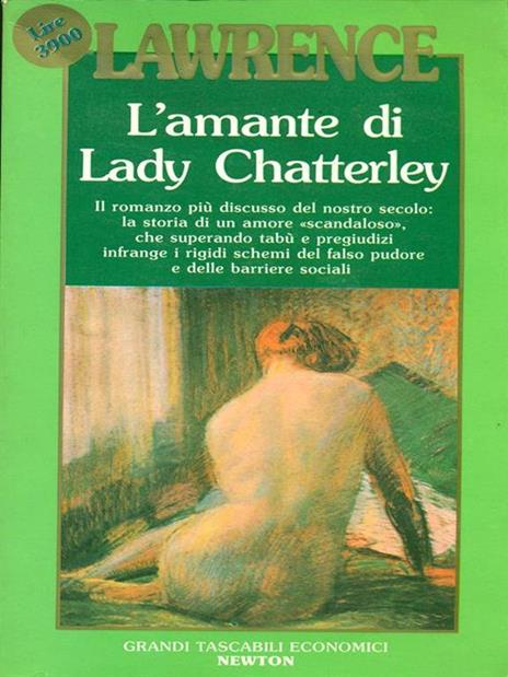 L' amante di Lady Chatterley - David Herbert Lawrence - copertina