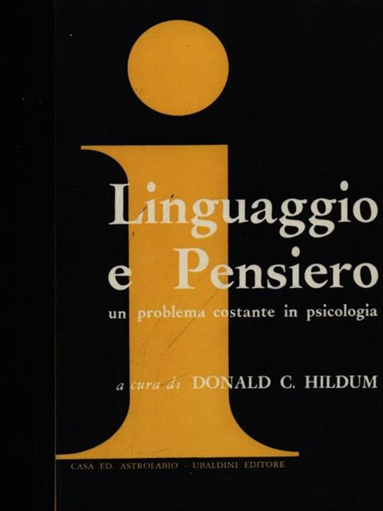 Linguaggio e pensiero - 3