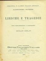 Liriche e tragedie