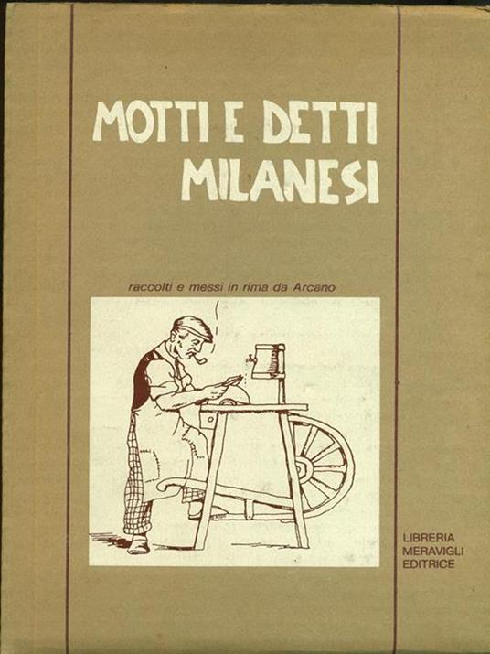 Motti e detti milanesi - copertina