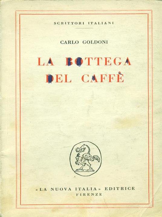 La  bottega del caffè - Carlo Goldoni - copertina