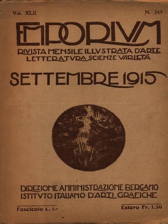 Emporium n. 249/settembre 1915 - 2