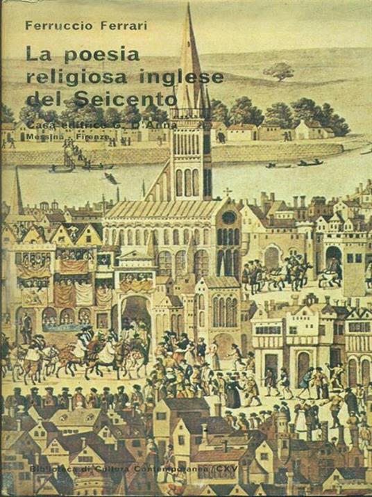 La poesia religiosa inglese del Seicento - Ferruccio Ferrari - copertina