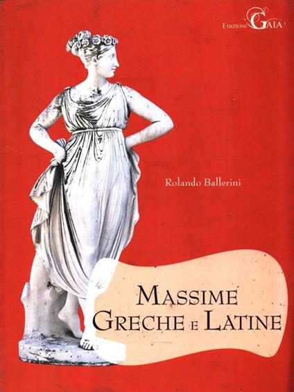 Massime greche e latine - Rolando Ballerini - copertina