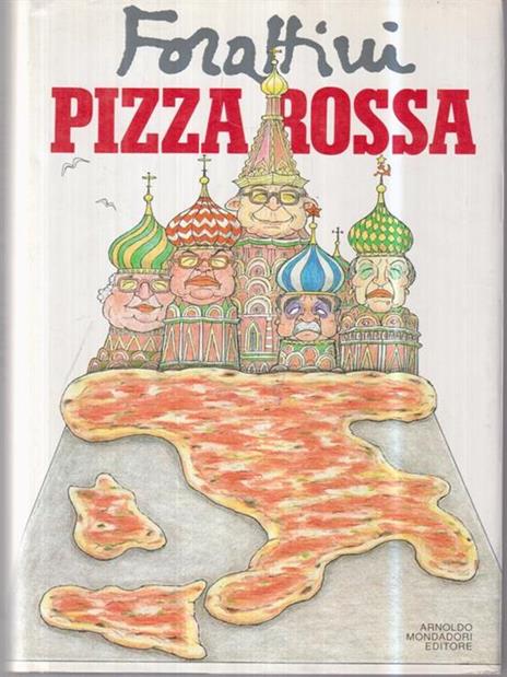 Pizza rossa - Giorgio Forattini - copertina