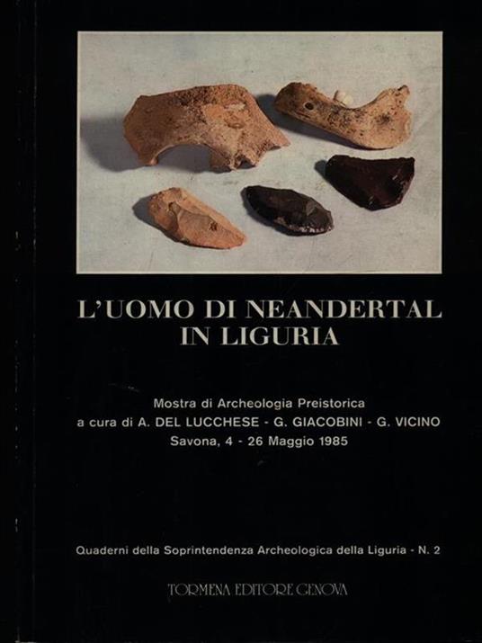 L' uomo di Neandertal in Liguria - copertina