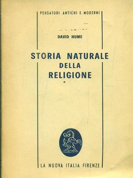 Storia naturale della religione - David Hume - 2