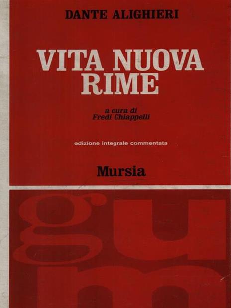 Vita nuova. Rime - Dante Alighieri - copertina