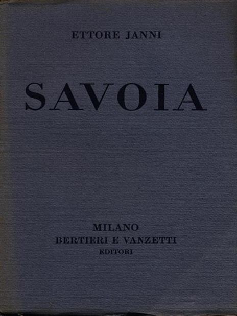 Savoia - Ettore Janni - 3