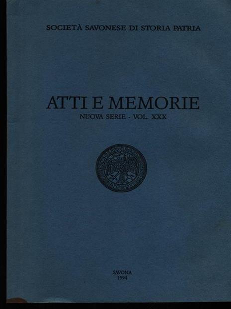 Atti e memorie XXX - 4