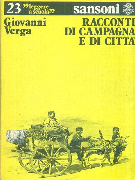 Racconti di campagna e di città - Giovanni Verga - copertina