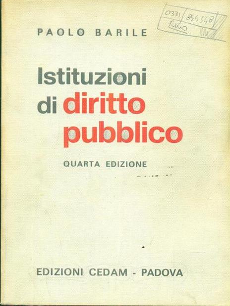 Istituzioni di diritto pubblico - Paolo Barile - 2