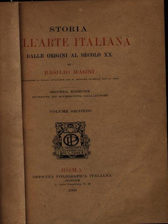 Storia dell'arte italiana vol. 2 - Basilio Magni - 2