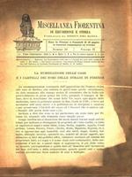 Miscellanea fiorentina di erudizione e storia. Numero 16 Volume II