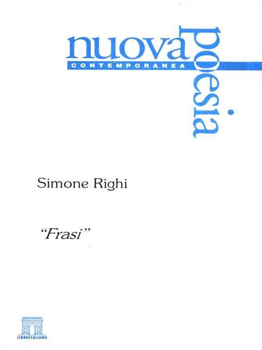 Frasi - Simone Righi - copertina