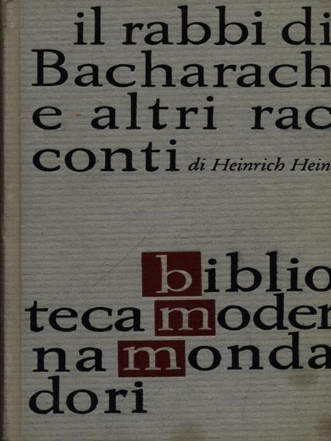 Il rabbi di Bacharach e altri racconti - Heinrich Heine - copertina