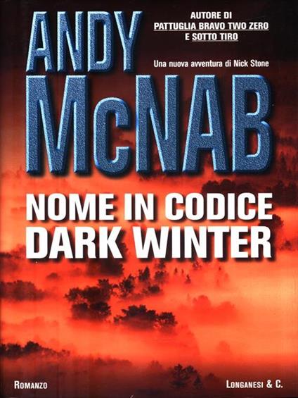 Nome in codice Dark Winter - Andy McNab - copertina