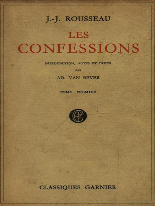 Les confessions 3vv - copertina