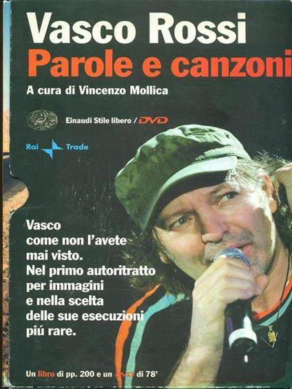 Parole e canzoni. Con DVD - Vasco Rossi - copertina