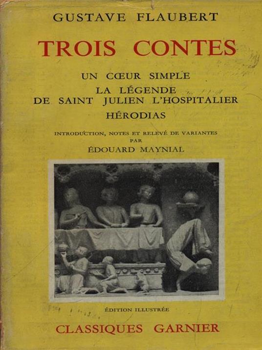 Trois contes - Gustave Flaubert - copertina