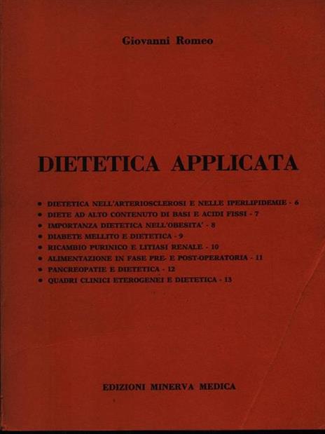 Dietetica applicata vol. 2 - Giovanni Romeo - 2