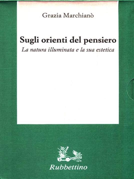 Sugli Orienti del pensiero - Grazia Marchianò - copertina