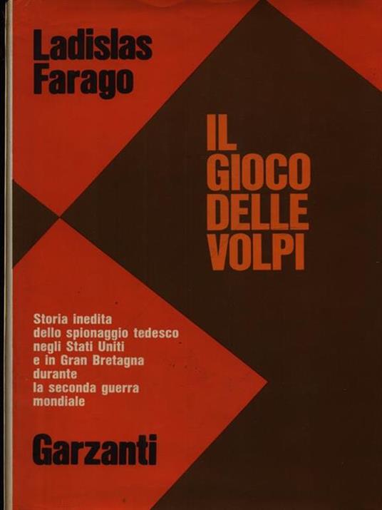 Il gioco delle volpi - Ladislas Farago - copertina